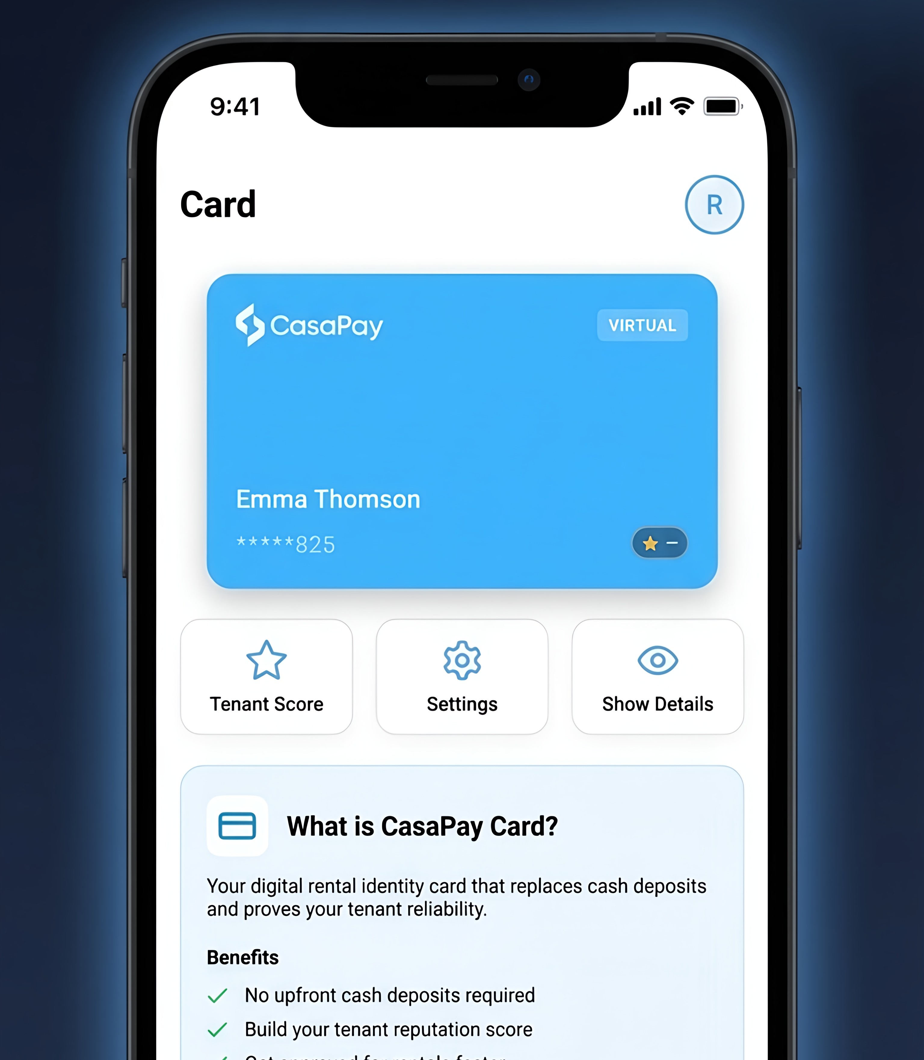 Get your CasaPay Card